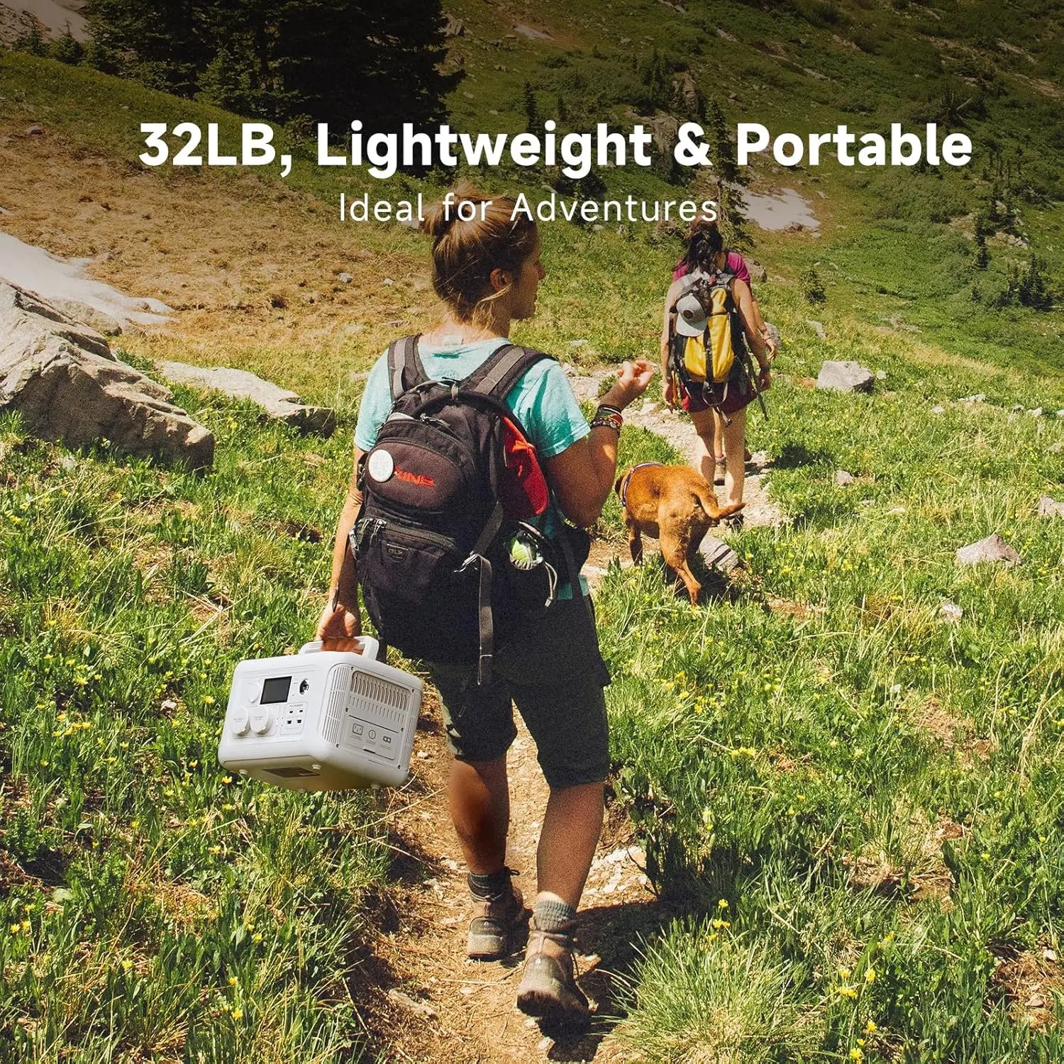 EcoPower R600 | 600W Portable Power Station & 100W Solar Panel Bundle | LiFePO4 | UK Plug